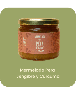 Pera jengibre y curcuma